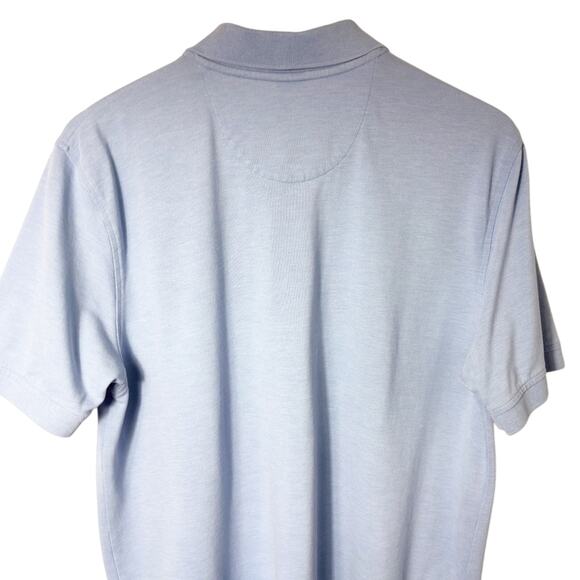 BROOKS BROTHERS LIGHT BLUE MEN SHORT SLEEVE POLO SHIRT SIZE XL - Picture 3 of 5